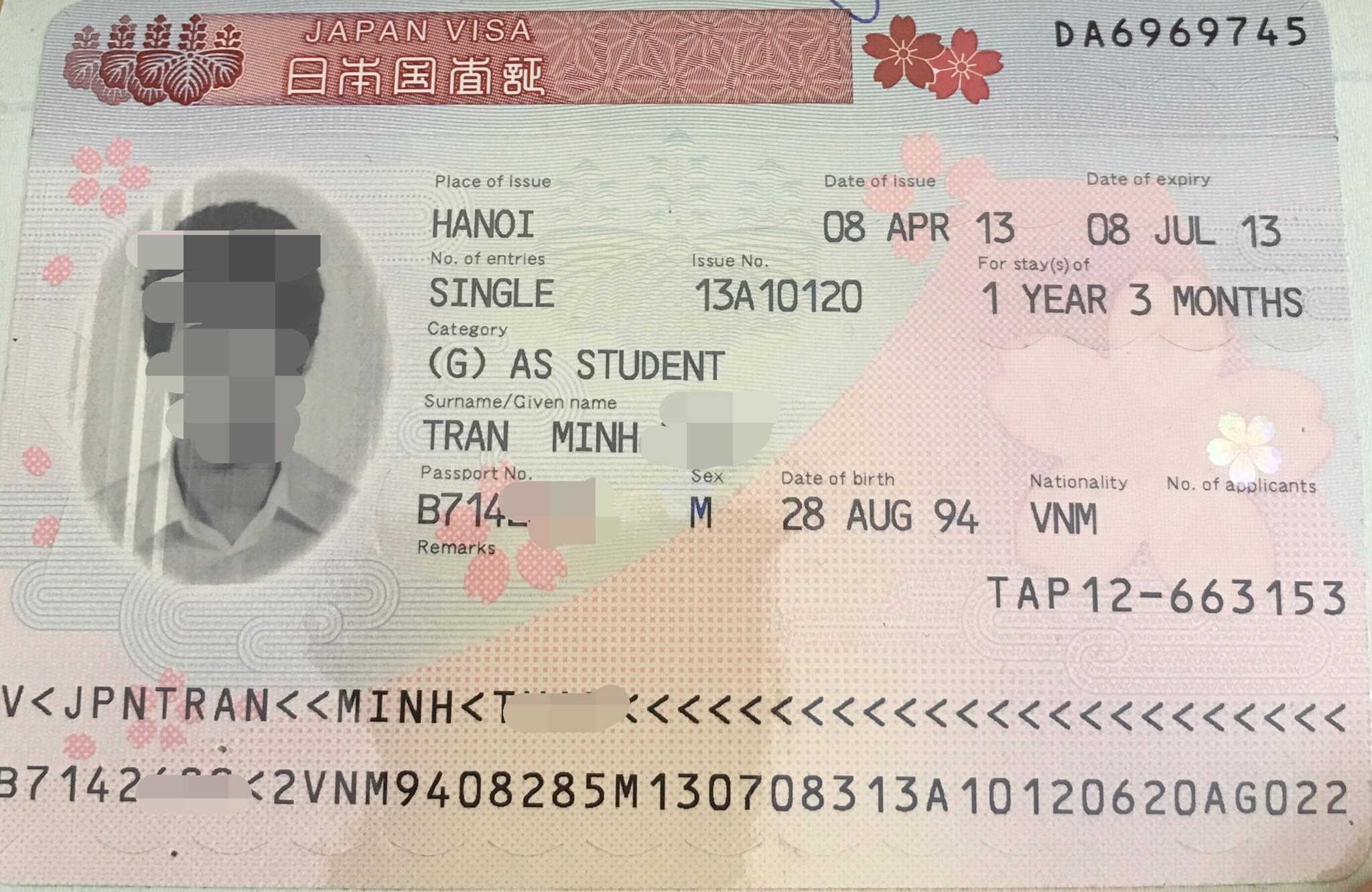Visa du học tiếng