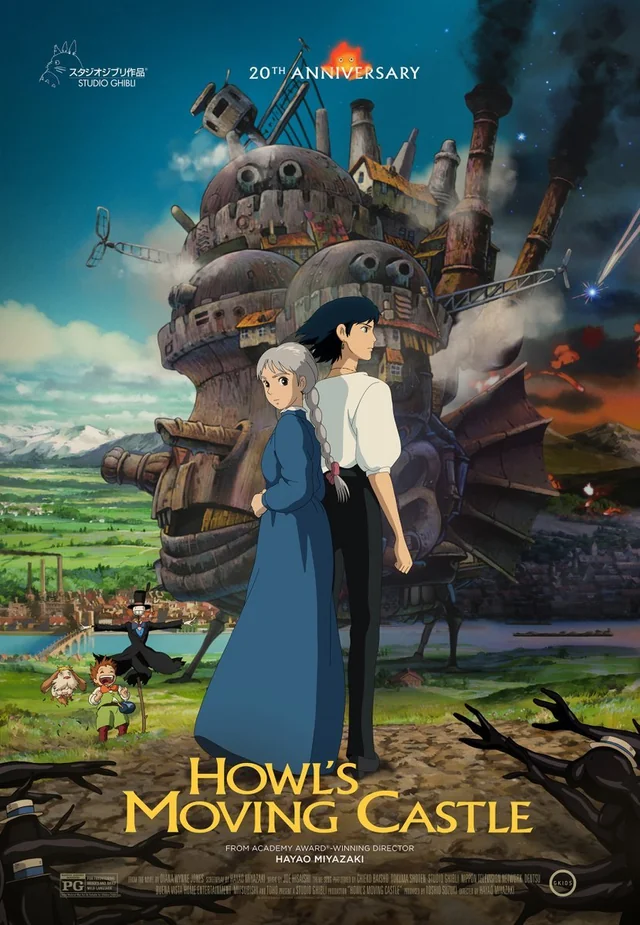 Anime Howl's Moving Castle - Lâu đài của Howl (Nguồn: Sưu tầm)