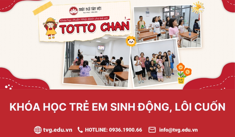 Khóa KIDS tại Nhật Ngữ Tâm Việt