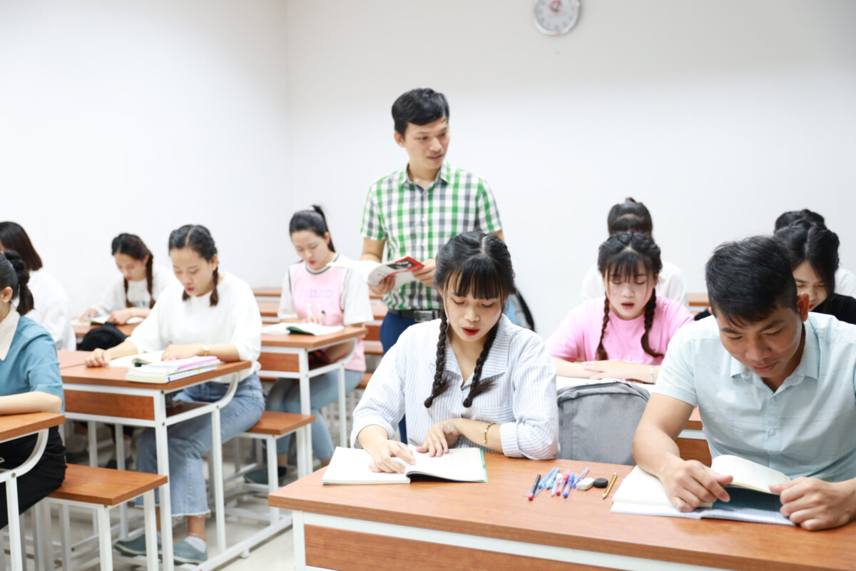 Không khí buổi học tại Nhật Ngữ Tâm Việt