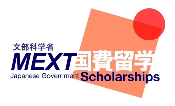 Japanese Government Scholarships logo with MEXT and Japanese text
