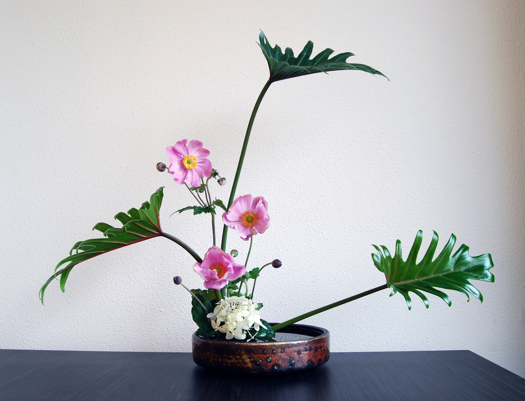 IKEBANA - NGHỆ THUẬT CẮM HOA NHẬT BẢN 3 Ikebana cắm theo kiểu Moribana