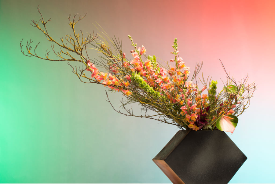 IKEBANA - NGHỆ THUẬT CẮM HOA NHẬT BẢN 4 Ikebana cắm theo kiểu Jiyuuka