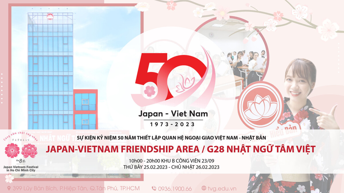 Gian hàng Nhật Ngữ Tâm Việt tại Japan Vietnam Festival lần thứ 8
