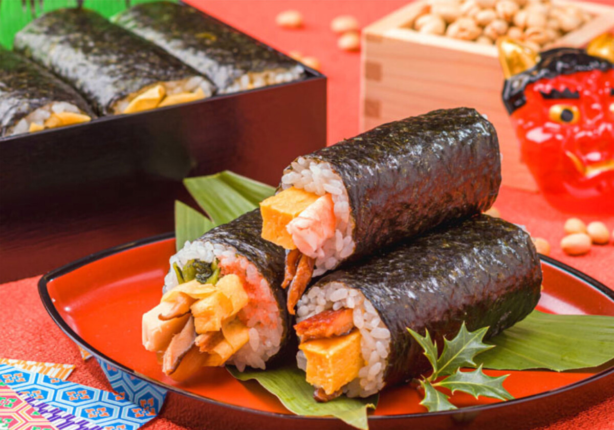 Ehōmaki sushi cuộn đặc biệt trong ngày lễ Setsubun