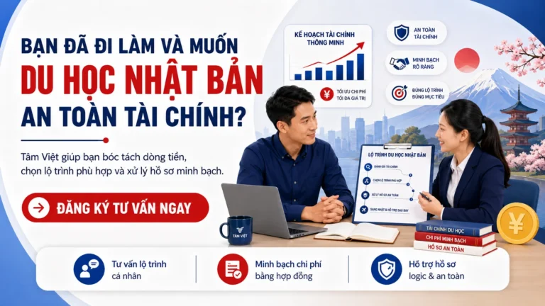 Chi phí du học Nhật Bản cho người đi làm muốn chuyển hướng sự nghiệp