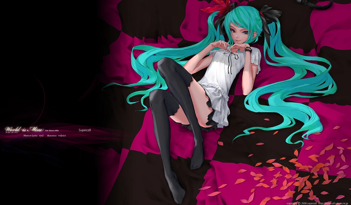 Hatsune Miku: Tất tần tật về nữ vocaloid kiếm hàng chục triệu USD mỗi năm 4 World Is Mine là một trong những bài hát nổi tiếng nhất của Miku