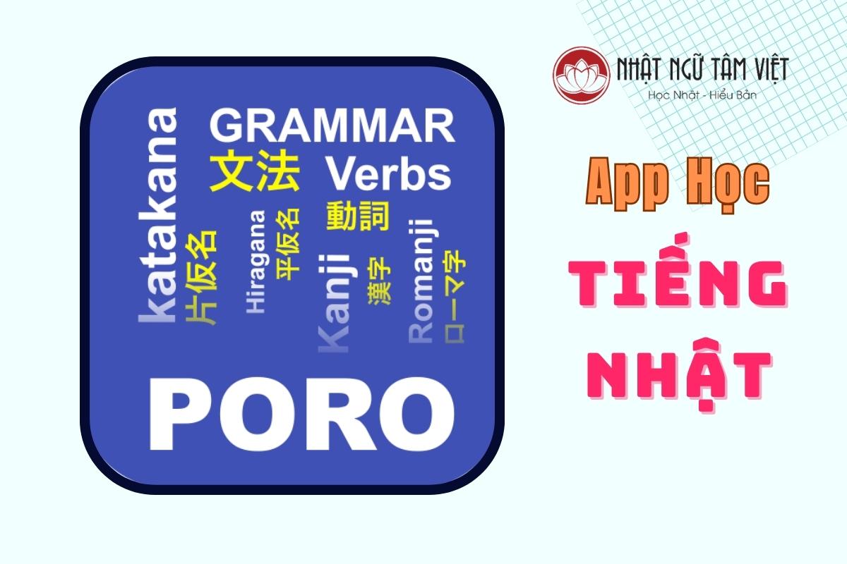 Tổng hợp 25 app học tiếng Nhật miễn phí, tốt nhất cho người mới bắt đầu 9 App Ngữ pháp tiếng Nhật - PORO