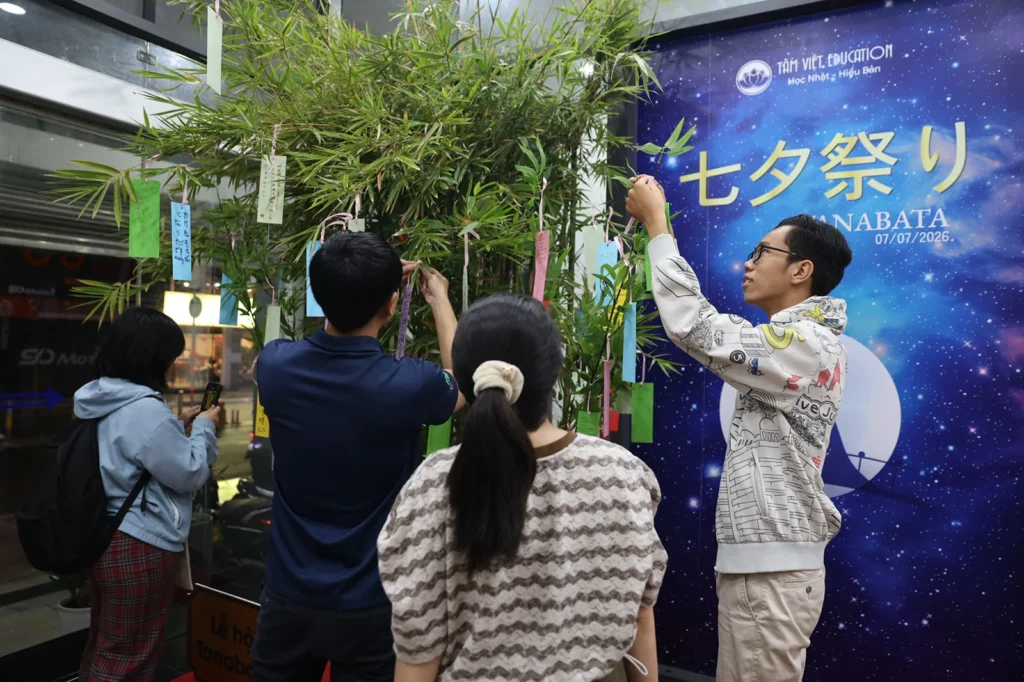 Tanabata tại Nhật Ngữ Tâm Việt: Viết điều ước, tìm hiểu văn hóa Nhật và lưu giữ kỷ niệm 50 456A4397 copy
