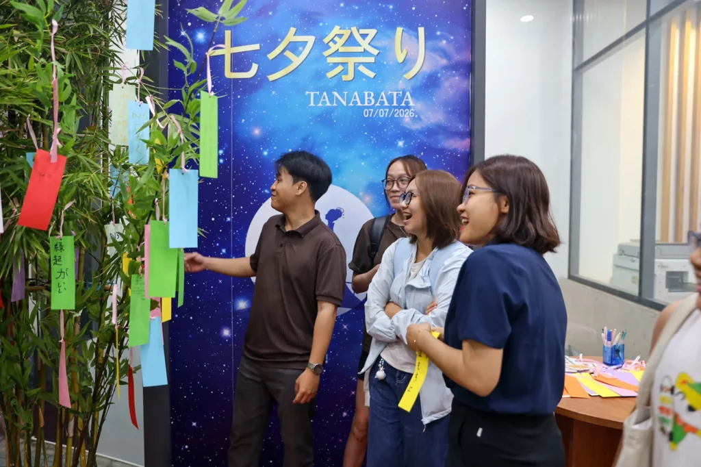 Tanabata tại Nhật Ngữ Tâm Việt: Viết điều ước, tìm hiểu văn hóa Nhật và lưu giữ kỷ niệm 58 456A4475 copy