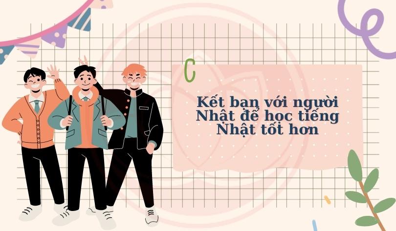 kết bạn với người nhật
