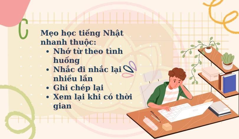 các mẹo học tiếng nhật hiệu quả