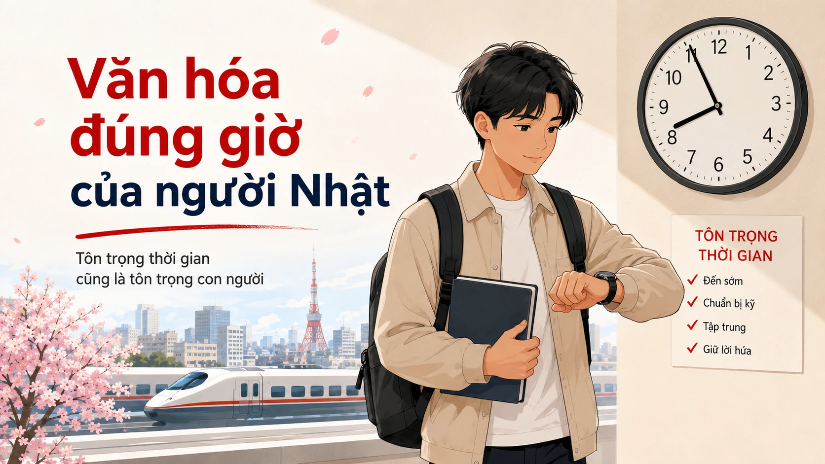 Văn hóa đúng giờ của người Nhật có gì đặc biệt? 1 Văn hóa đúng giờ của người Nhật