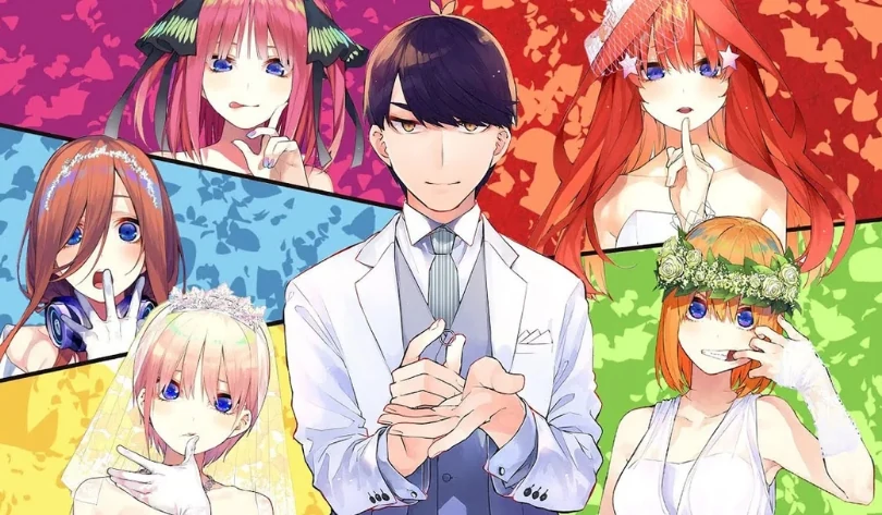 A-Z 31 bộ anime học đường hay, siêu cuốn, fan nhất định phải xem 17 Anime Nhà Có 5 Nàng Dâu (Nguồn: Sưu tầm)