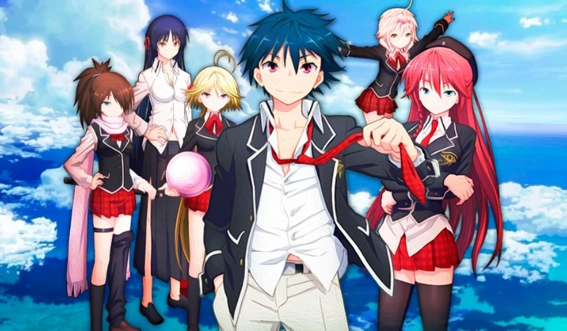 A-Z 31 bộ anime học đường hay, siêu cuốn, fan nhất định phải xem 5 Anime Trinity Seven (Nguồn: Sưu tầm)